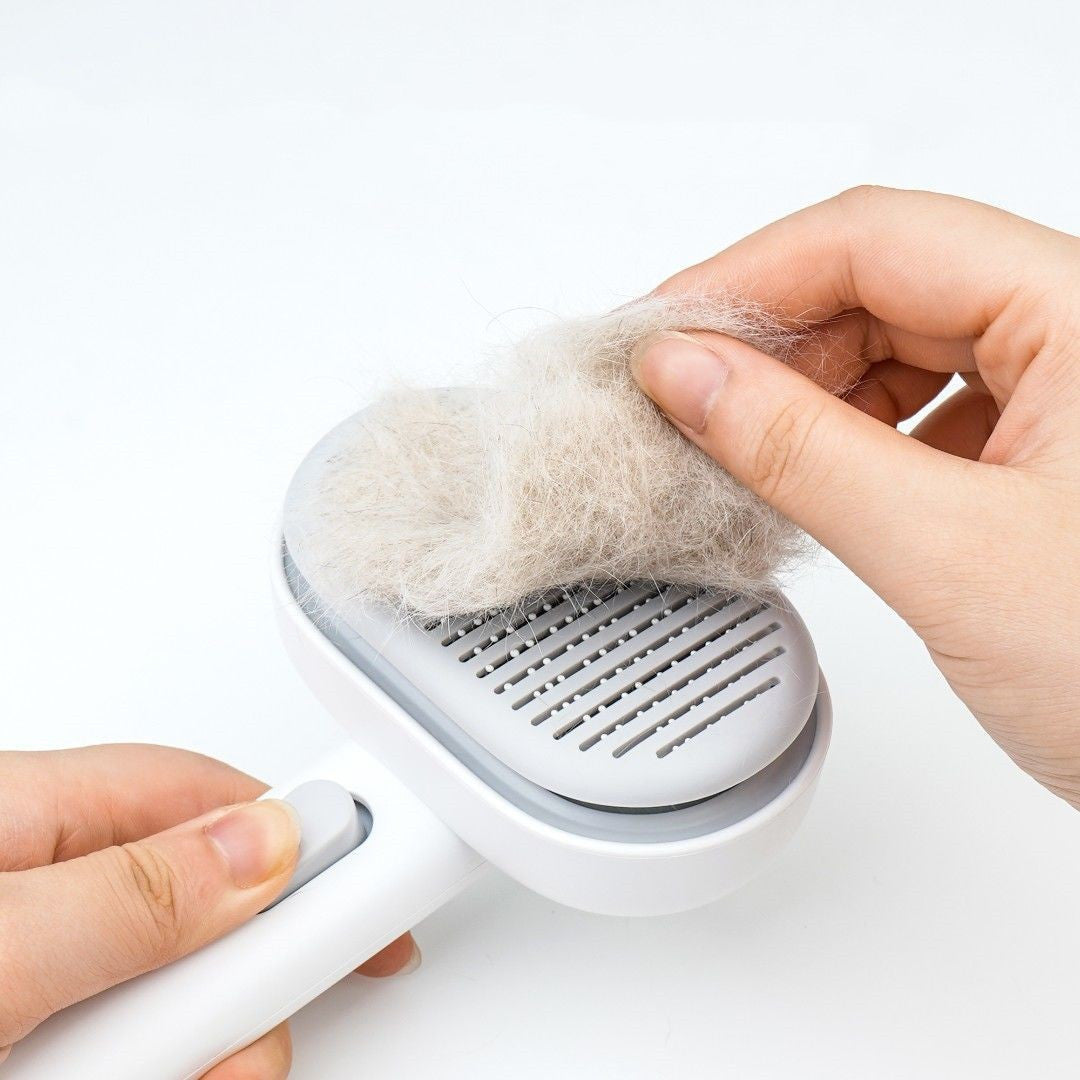 Cat Hair Comb Cleaner – Easy One-Button Hair Removal