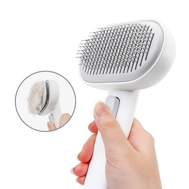 Cat Hair Comb Cleaner – Easy One-Button Hair Removal