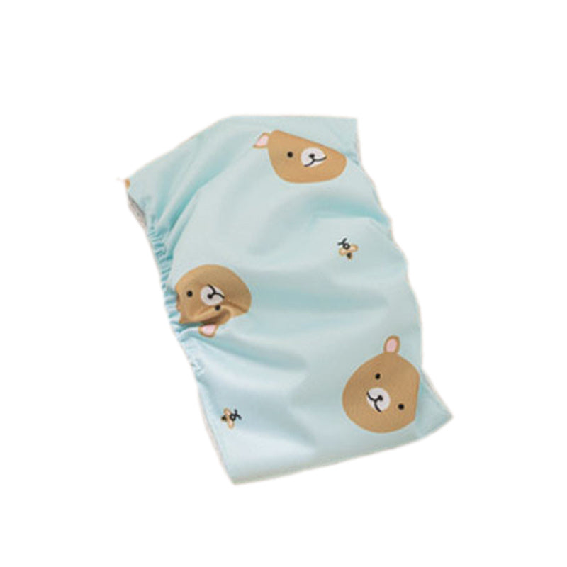 Cute Cartoon Paw Print Pet Male Dog Diaper – Reusable Belly Band Wrap for Puppies
