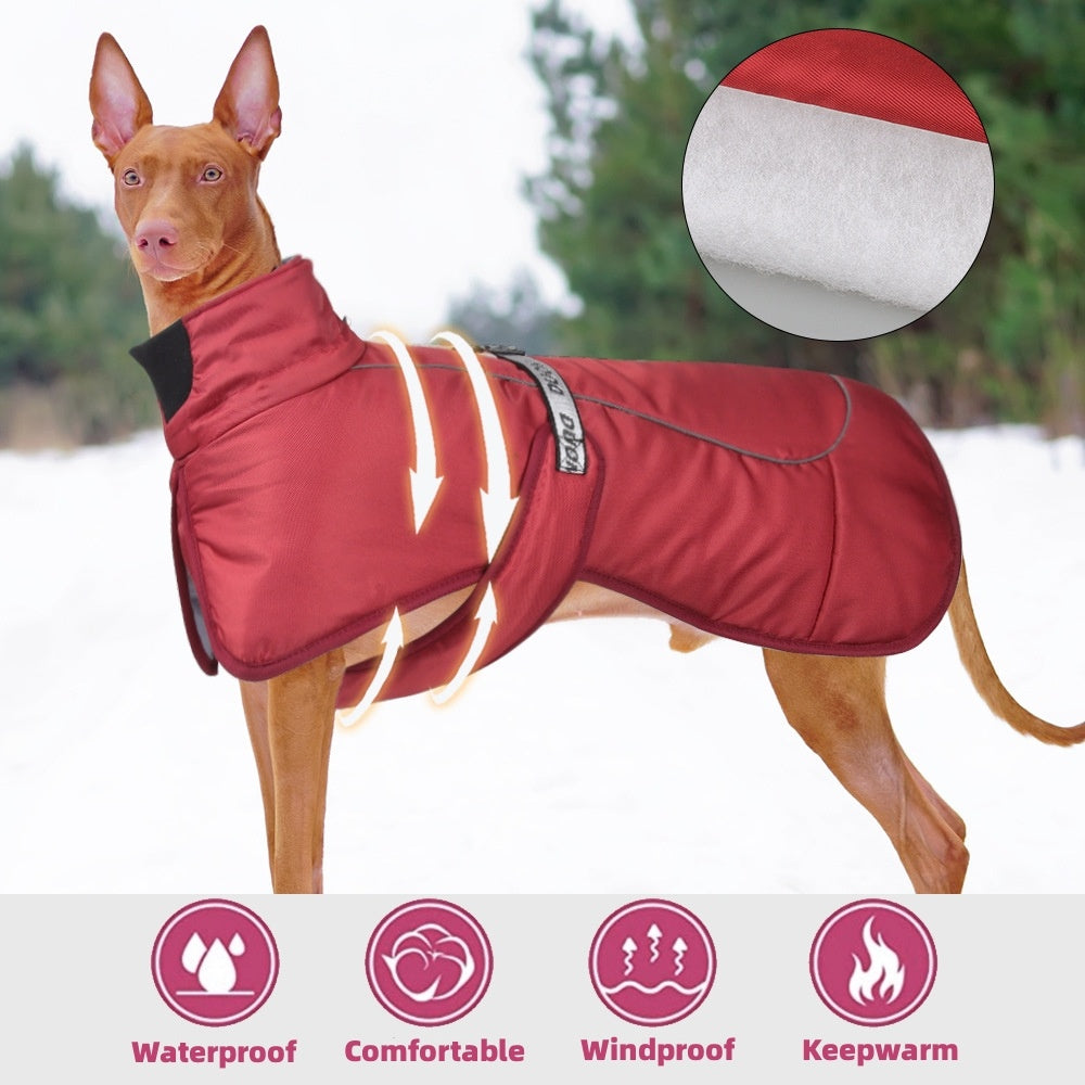 Reflective Dog Winter Cloak