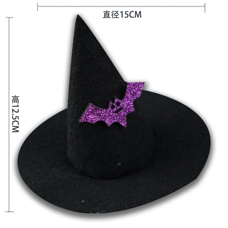 Creative Halloween Pet Hat Non-Woven Fabric Design for Festive Occasions