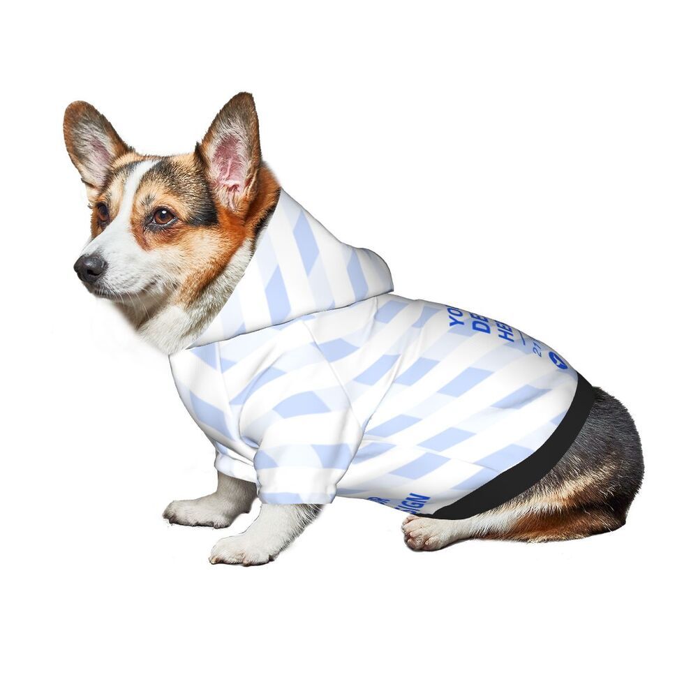Cozy Small Pet Hooded Sweater for Dogs and Cats Soft Polyester Pet Clothing