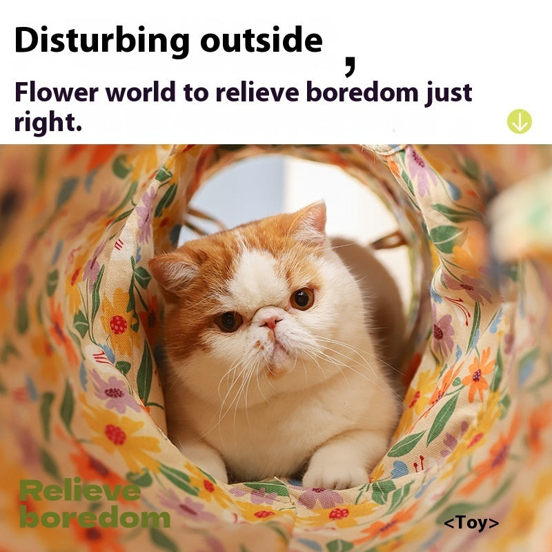 Self-Hi Relief Cat Tunnel Toy – Interactive Pet Toy for Play and Relaxation
