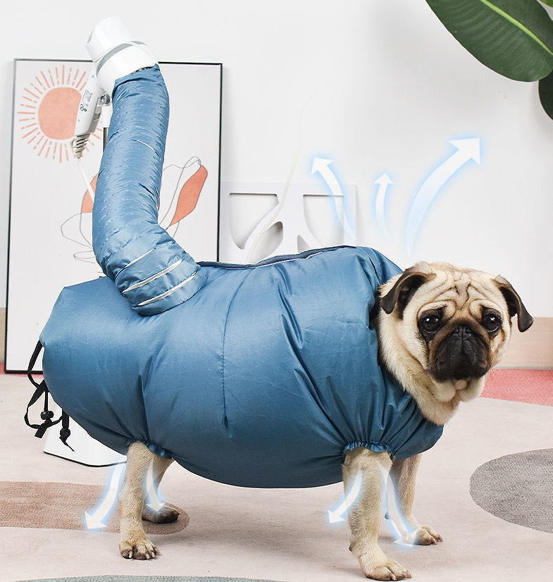 Pet Drying Bag with Quick-Dry Hair Dryer
