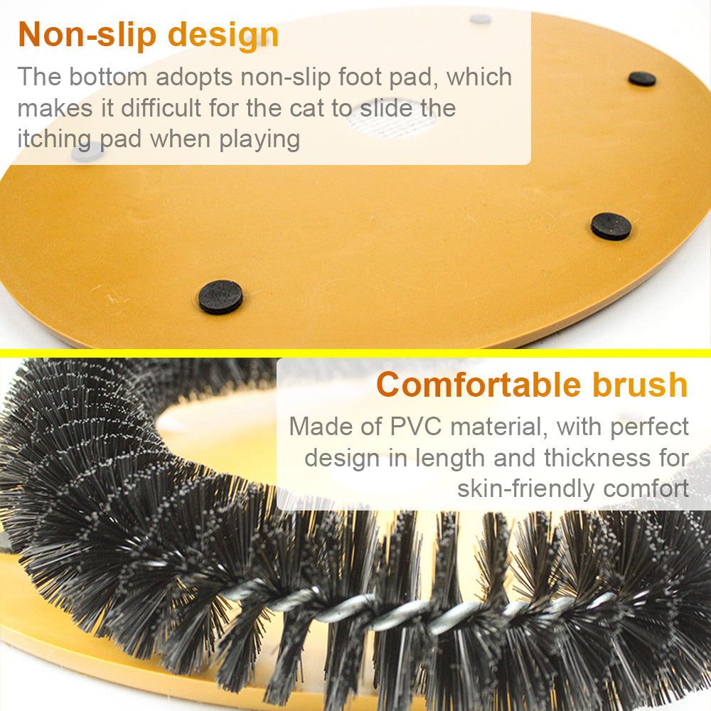 Cat Self-Grooming Arch with Scratching Pad