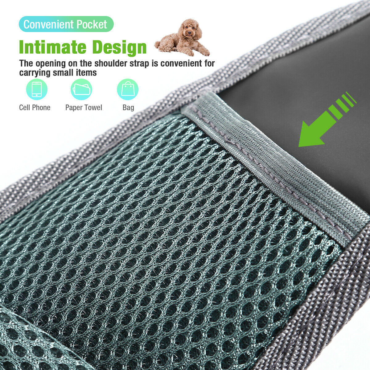 POPMARKET Dog Carrier Shoulder Bag