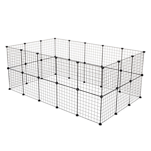 32 Pieces Of 2-layer Wire Mesh Fence
