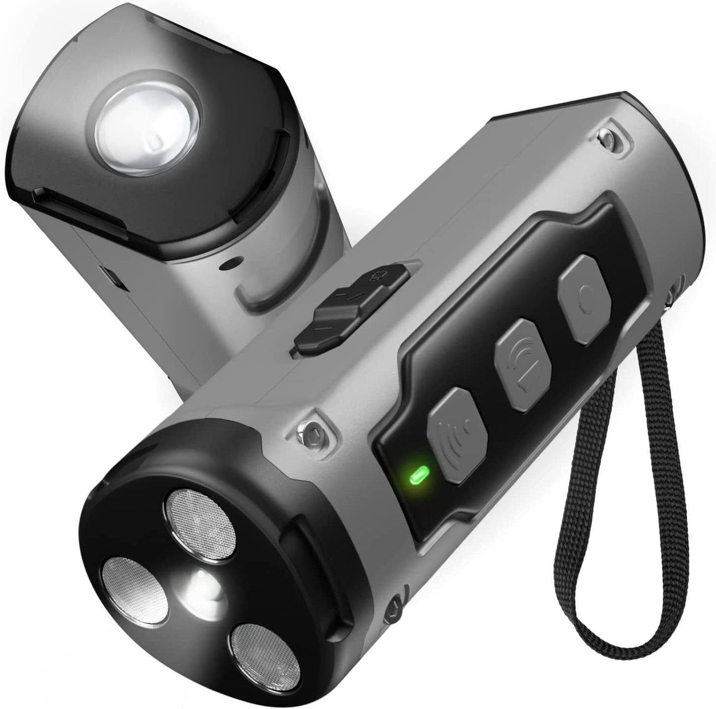 Ultrasonic Dog Bark Deterrent with LED Flashlight