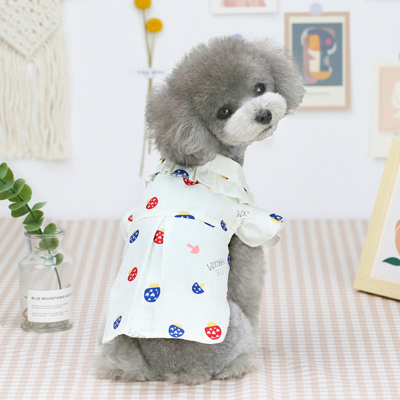 Lightweight Cotton Puppy Shirt for Summer Comfort