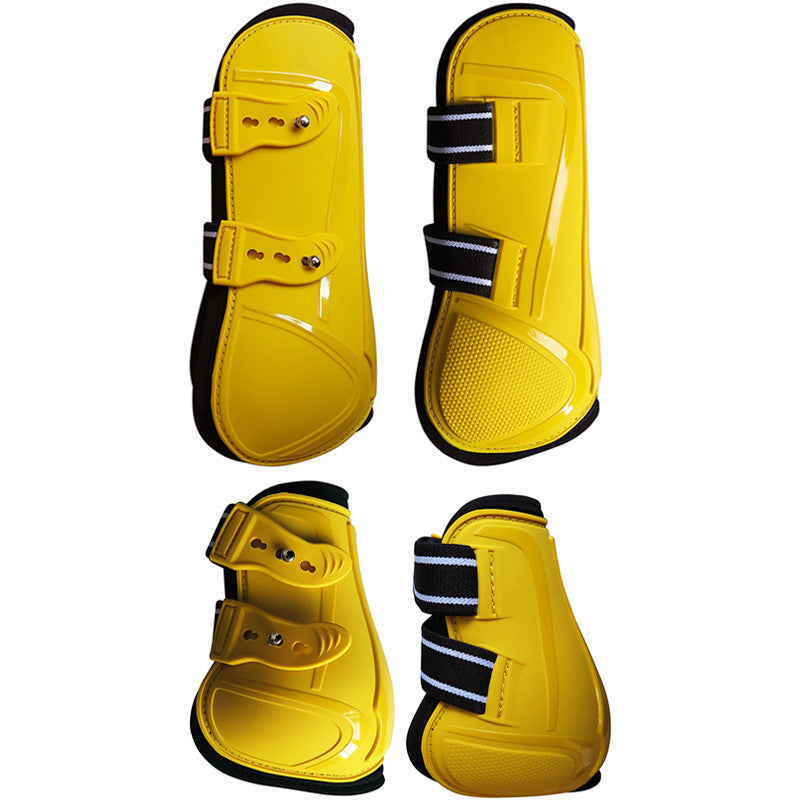Color PU Hard Shell Barrier Horse Leg Guard