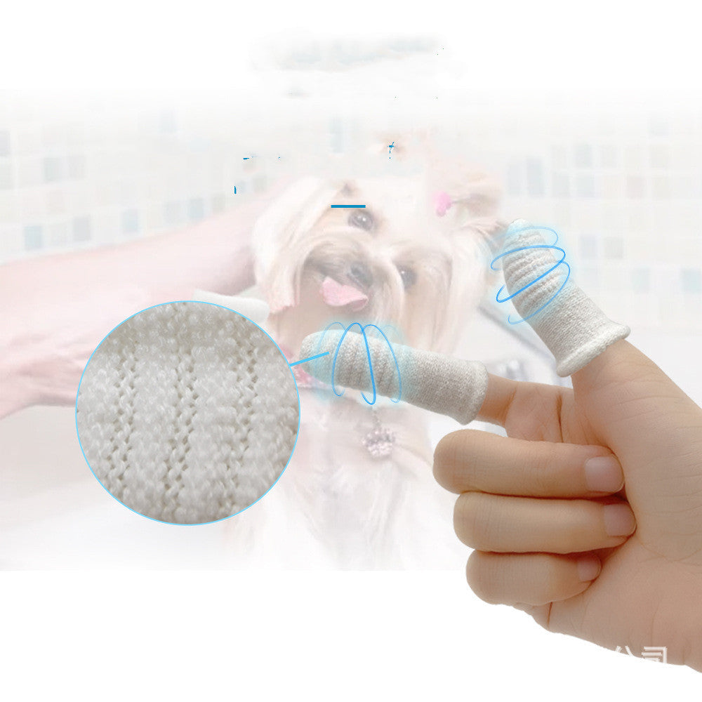 Pet Finger Toothbrush for Oral Hygiene