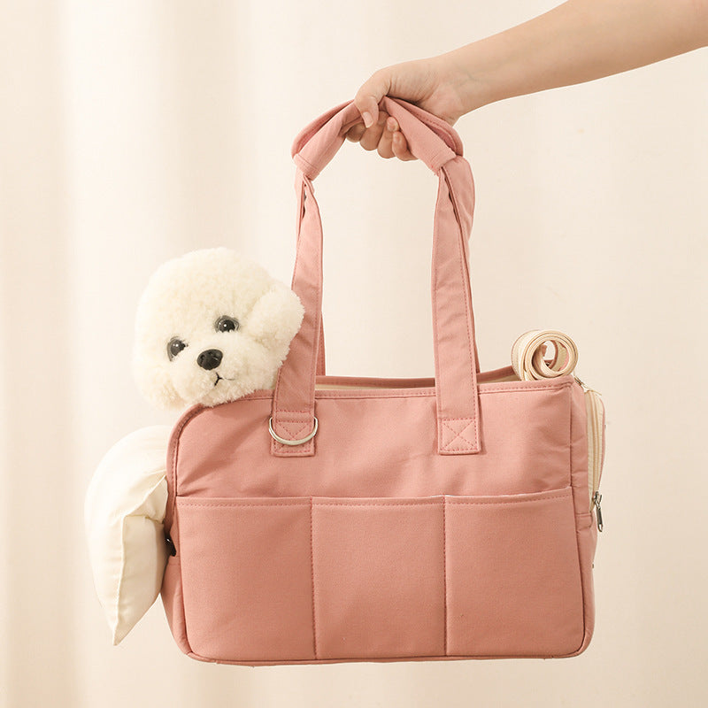 Pet Outgoing Bag Made of Pure Cotton