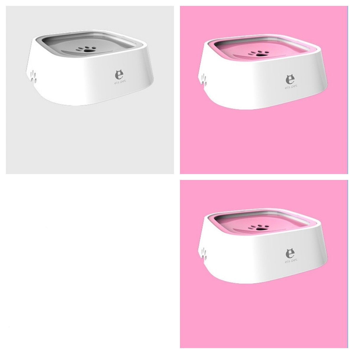 1.5L Floating Pet Water Bowl – Anti-Overflow Slow Feeder