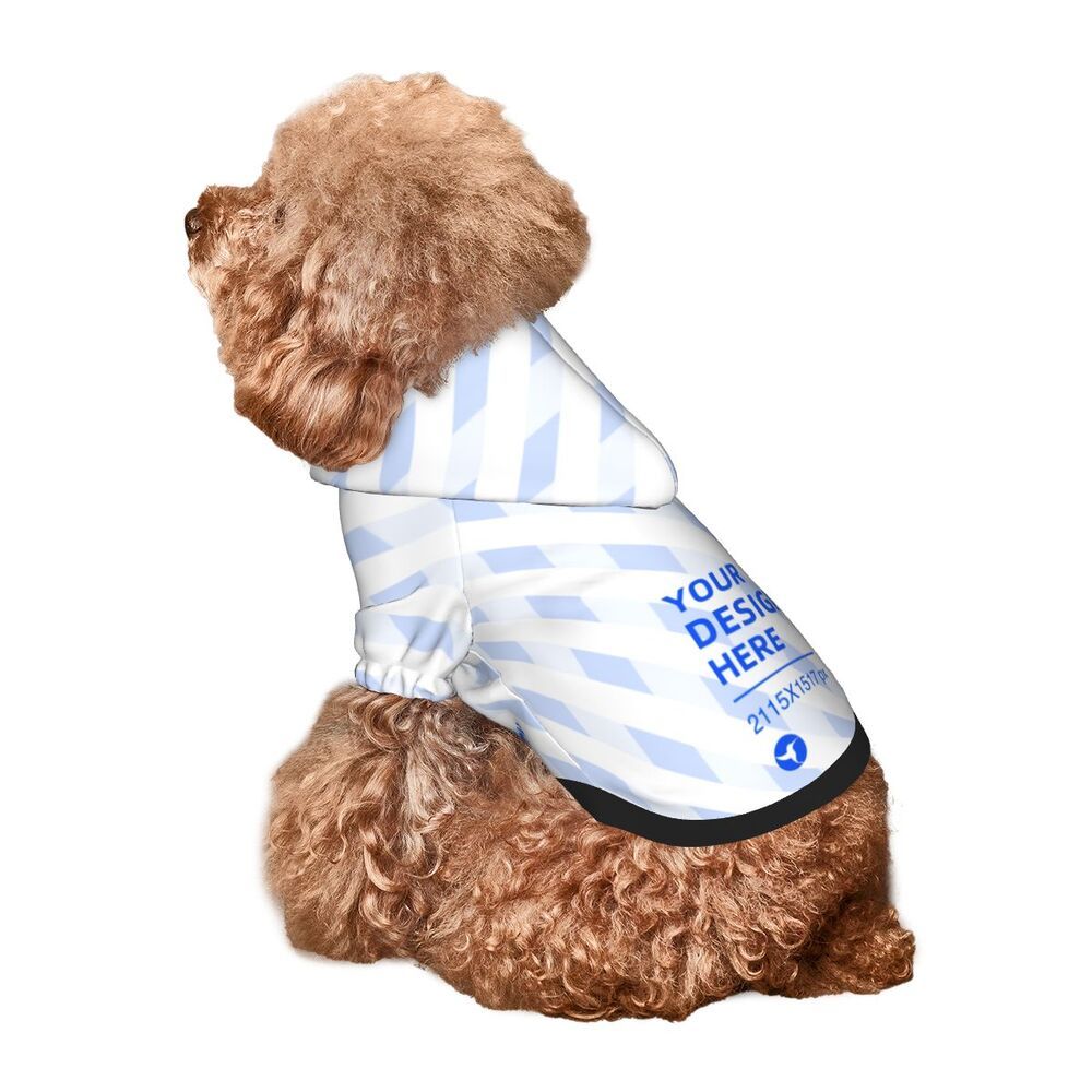 Cozy Small Pet Hooded Sweater for Dogs and Cats Soft Polyester Pet Clothing