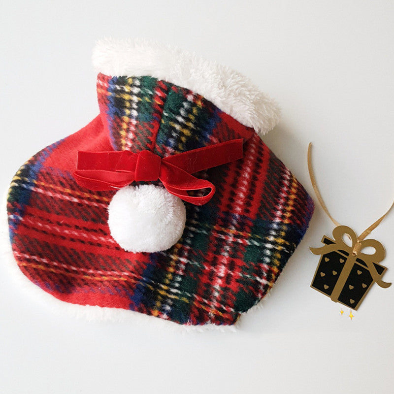 Christmas New Year Dog Clothes Festive Cloak for Dogs