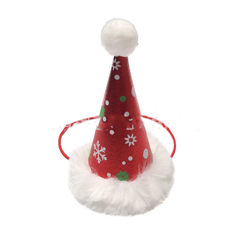 Christmas Pet Hat and Bow Tie Set for Holiday Season
