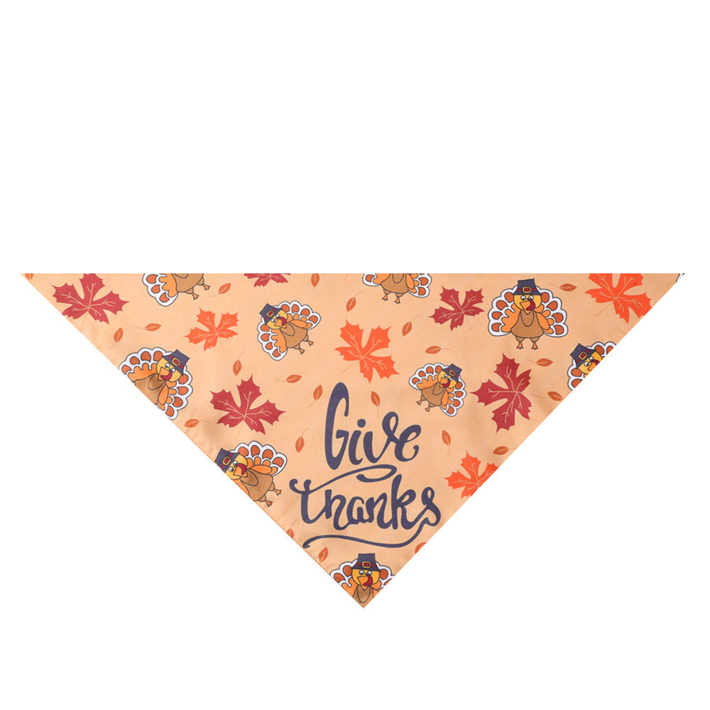 Thanksgiving Turkey Pet Bandana