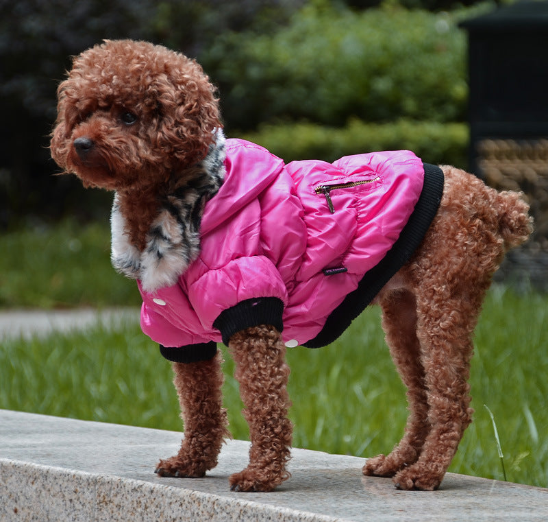 Zippered Cotton Padded Clothes for Pets