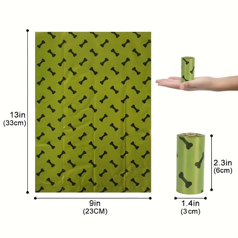 Biodegradable Dog Poop Bags Leak Proof With Dispenser