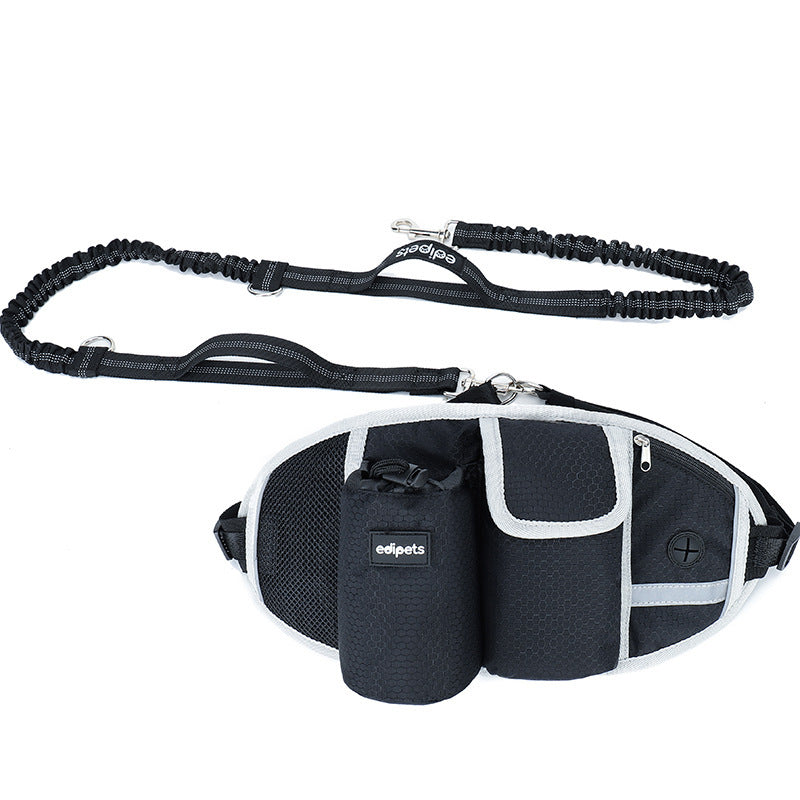 Hands-Free Dog Leash Waist Bag for Walking and Training