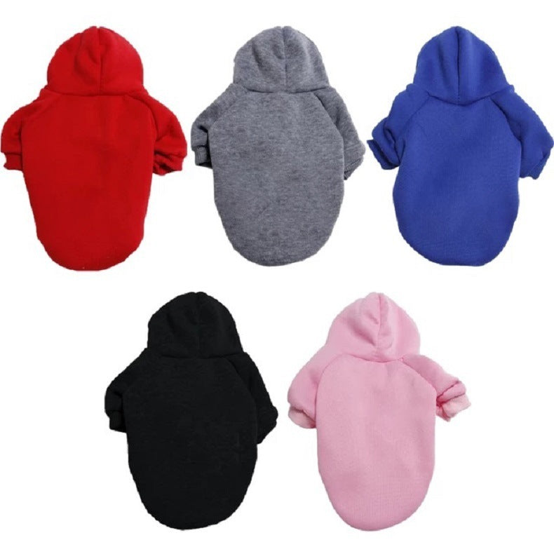 Solid Color Dog Sweaters Casual Pet Clothing for Small to Large Dogs