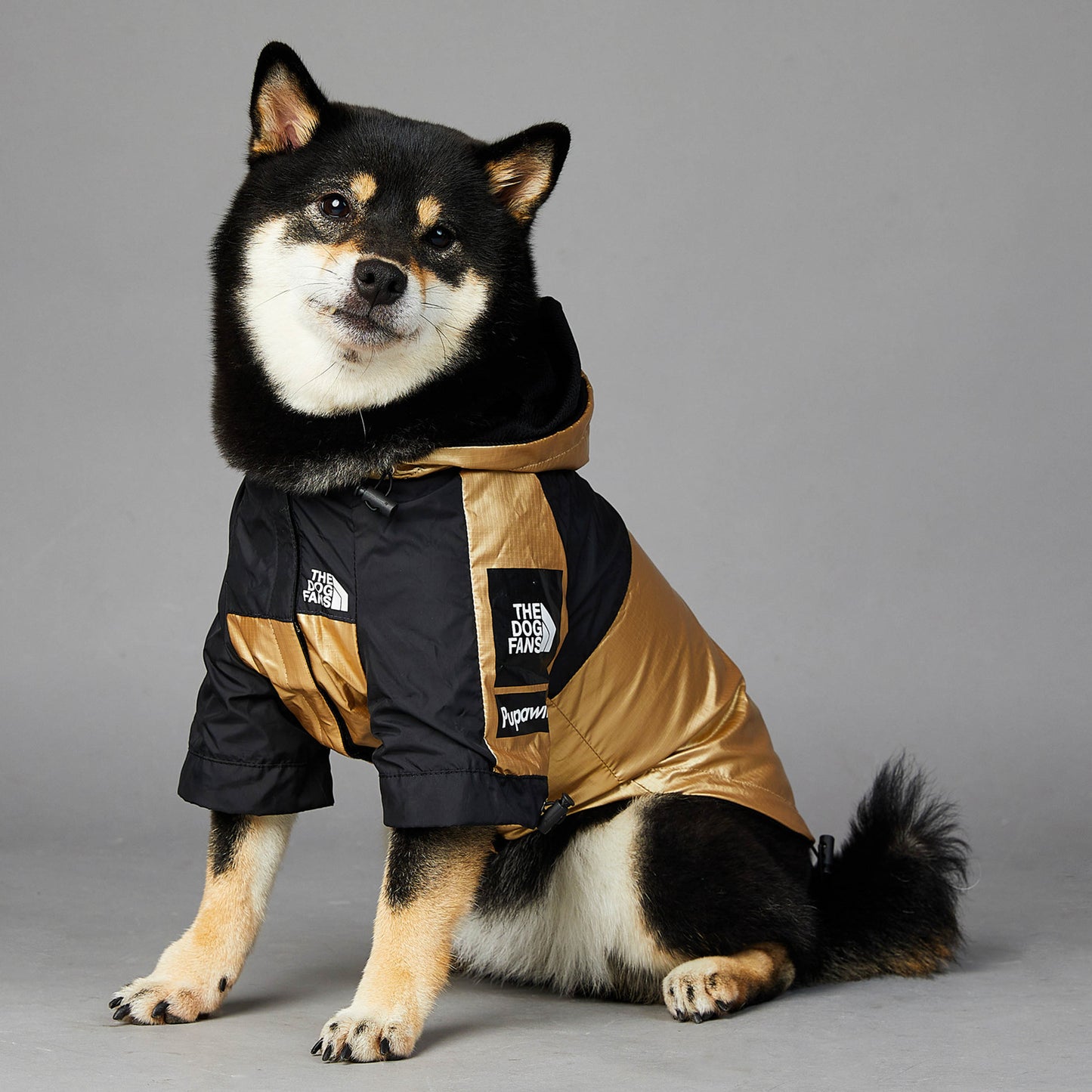 Waterproof Hooded Raincoat for Large Dogs