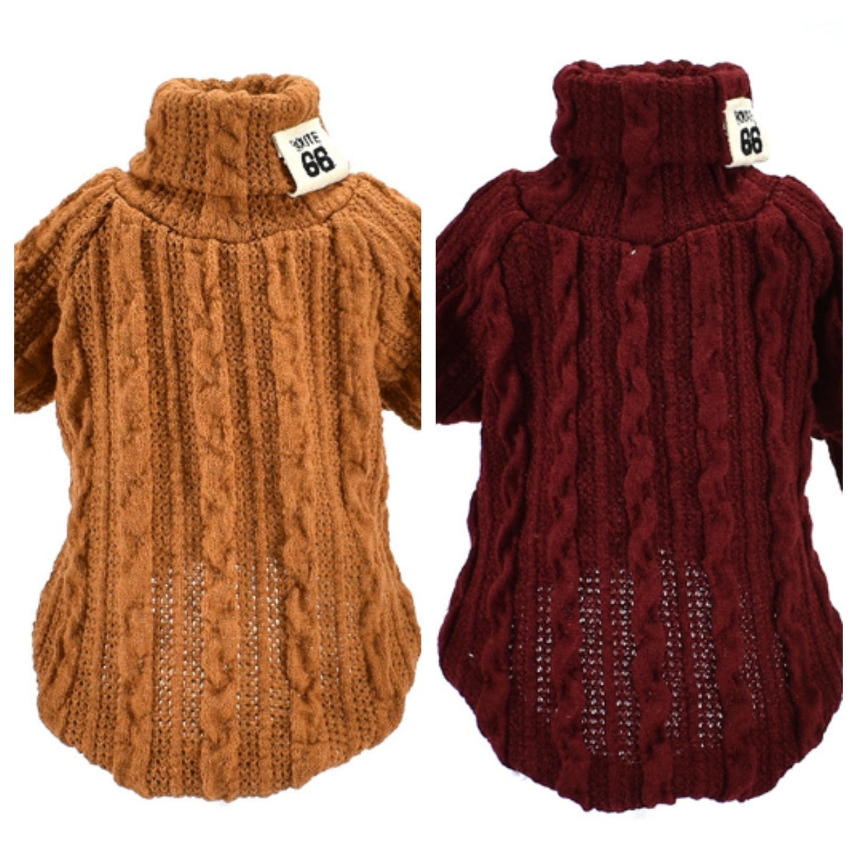 Premium Turtleneck Dog Sweater for Winter Warmth