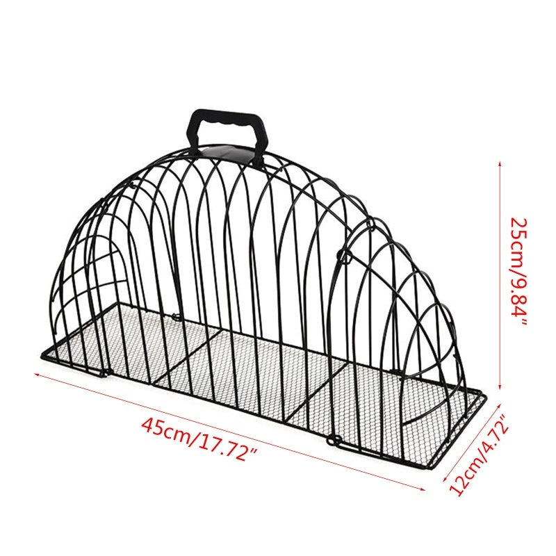 Stainless Steel Cat Bath and Transport Cage