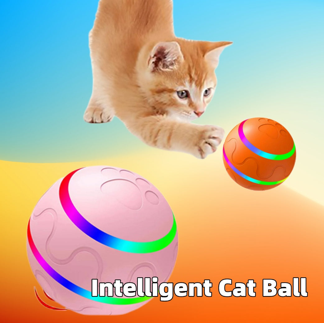 Smart Auto-Rotating Pet Ball - USB Rechargeable