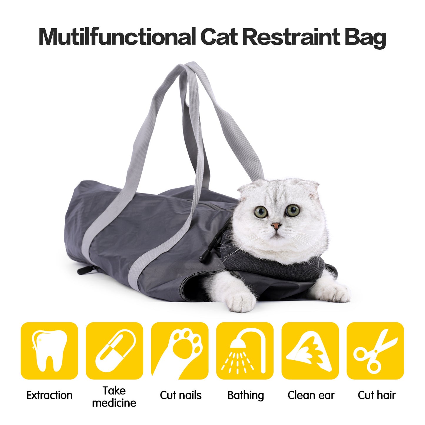 Cat Travel Bag Anti-Scratch and Bite Pet Bag