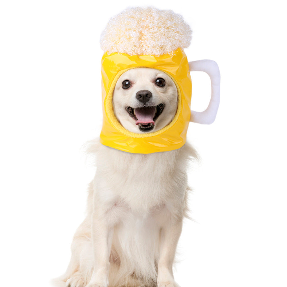 Curly Hair Pet Hat for Cats and Dogs