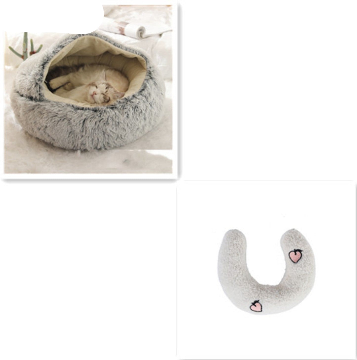 Cozy Cocoon Dog & Cat Pet Bed – Comfortable and Calming