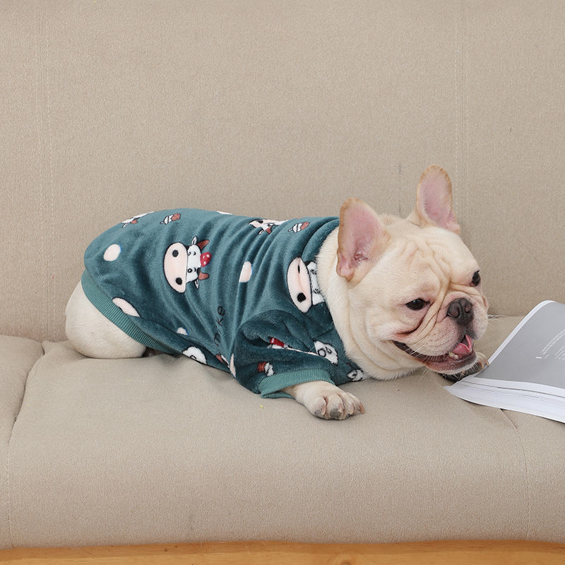 Fashionable French Plush Pajamas for Pets