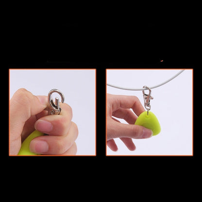 Silicone Triangle Pendant Light-emitting Pendant Pet Supplies Ornaments