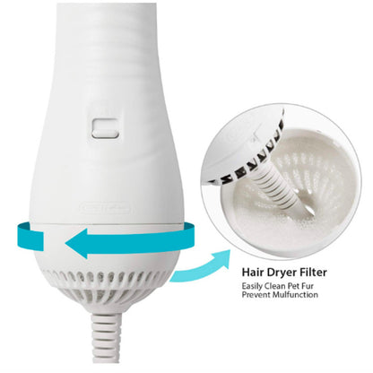 Pet Electric Hair Dryer Comb Dog Hair Heating Fan Drying And Drawing Combo Pet Hair Comb