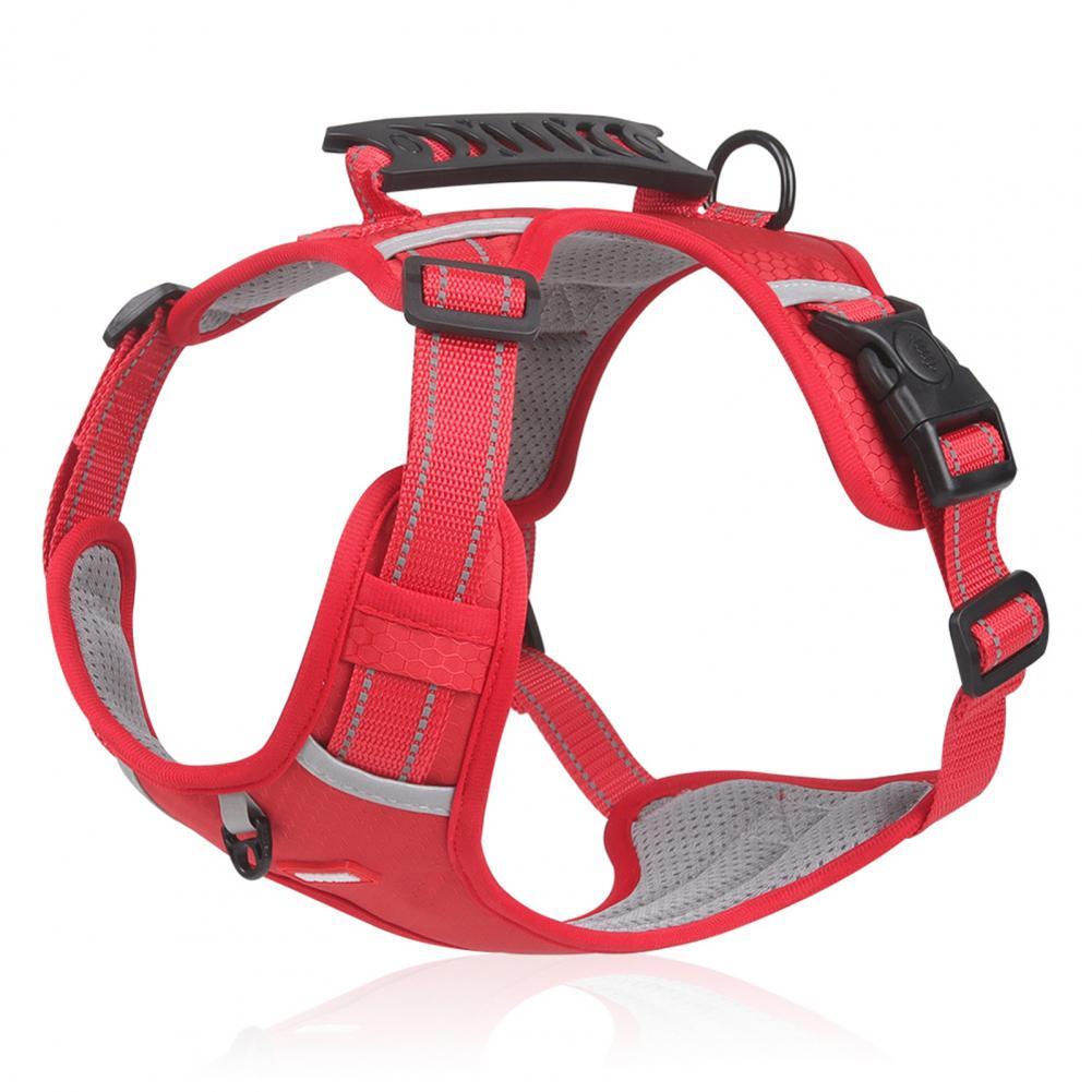 Premium Nylon Dog Harness - No Pull, Breathable, Reflective