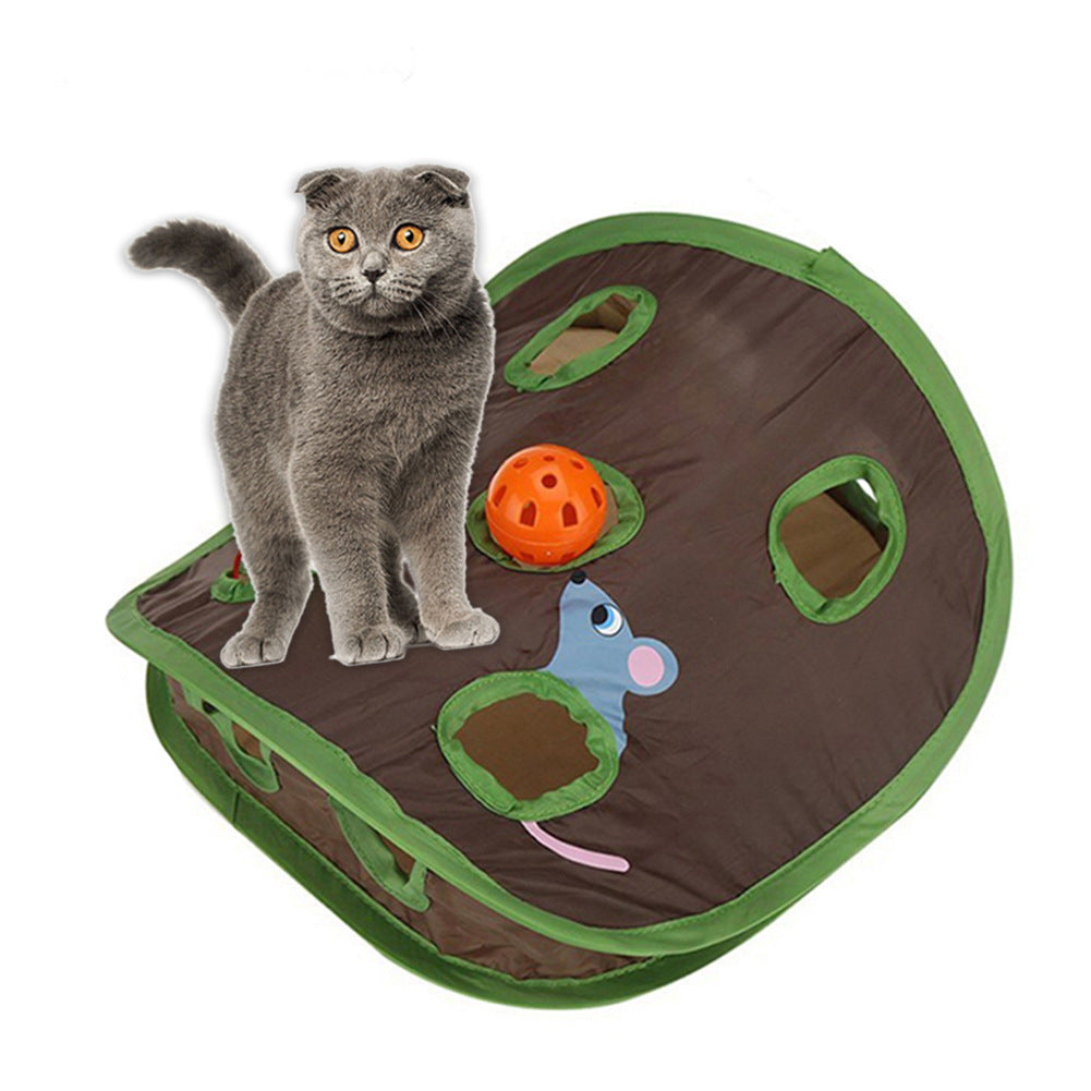 Furry Trio Interactive Hide & Seek Cat Toy