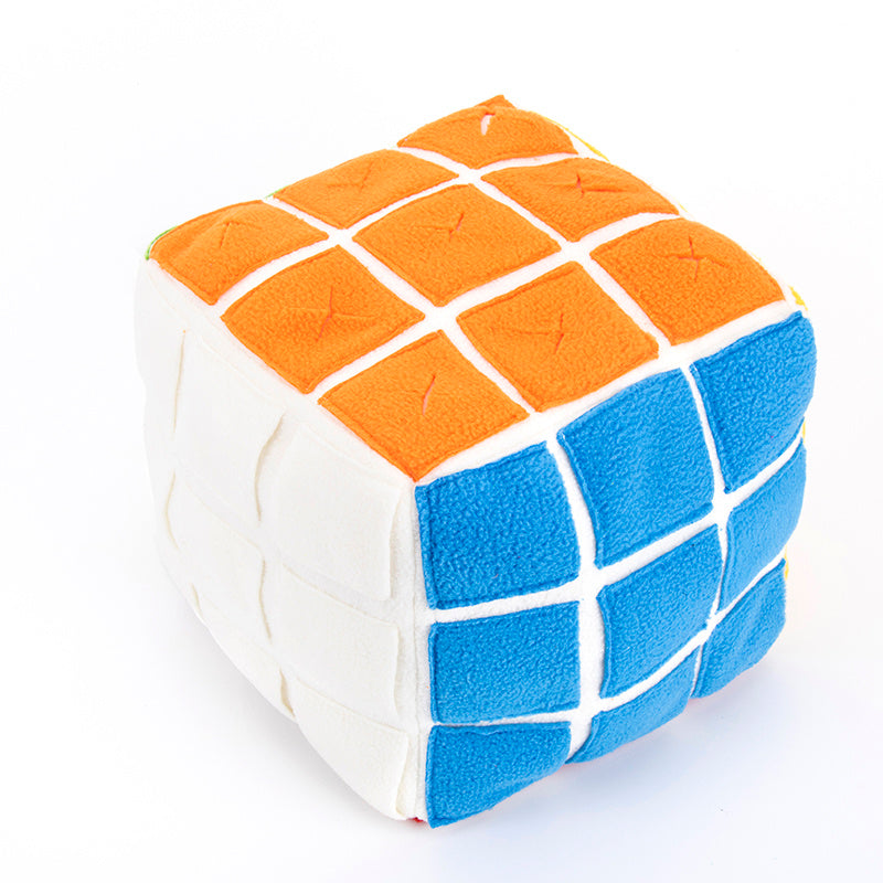 Pet Rubik's Cube Sniffing Toy Difficult Rubik's Cube Snuffle Toy Cat Dog Puzzle Hidden Food Cube Ball