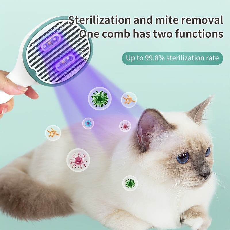 UVC Sterilization Pet Grooming Comb