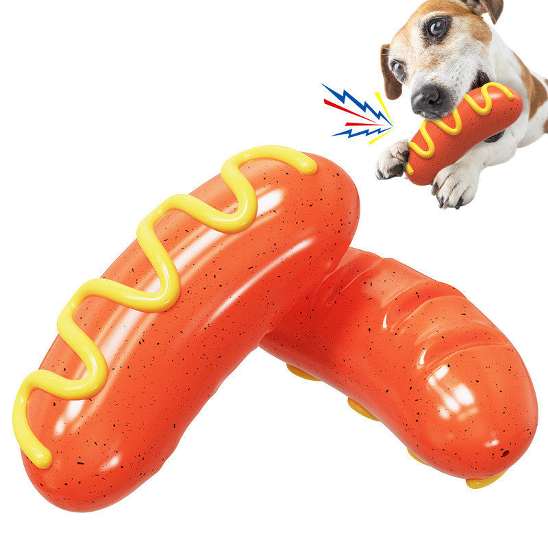 Pet Dog Sounding Molar Rod Toy