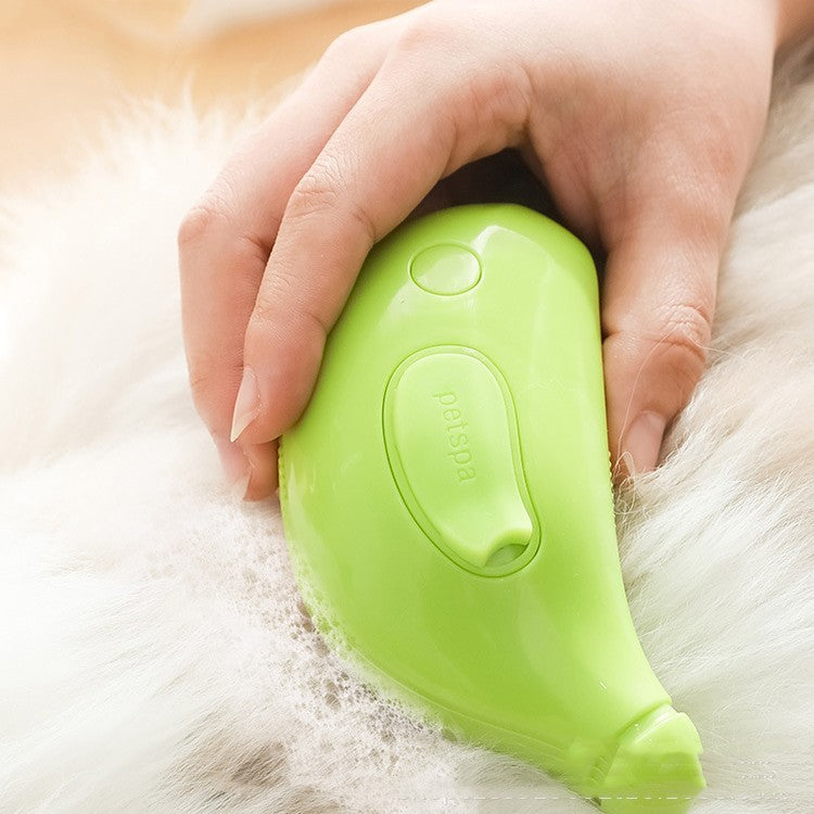 3-in-1 Pet Steam Brush for Grooming And Massage