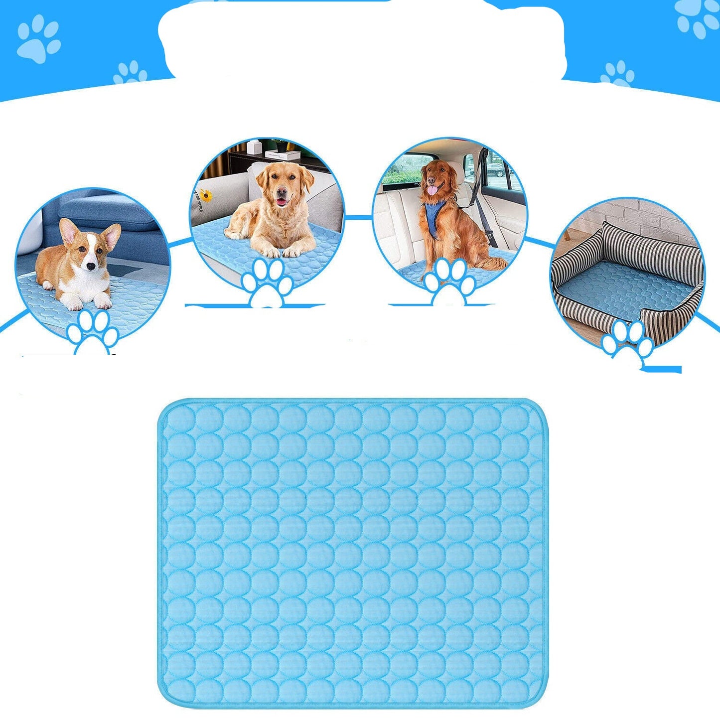 Pet Cooling Mat – Cool Pad Cushion for Dogs, Cats, and Puppies