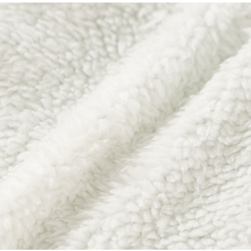 Snowman Embroidered Sherpa Pet Hoodie