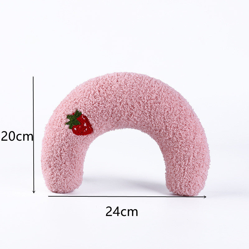 U-Shaped Cat Pillow for Cervical Vertebra Protection