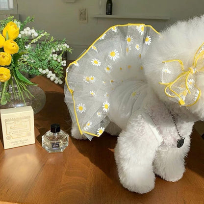 New Dog Clothes Cute Mesh Strawberry Strap Dress