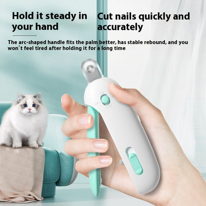 Cat Nail Clippers with Gravity Assist for Precision Cutting