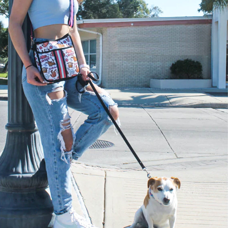 Neoprene Dog Walking Bag Fashion All-match Messenger Bag