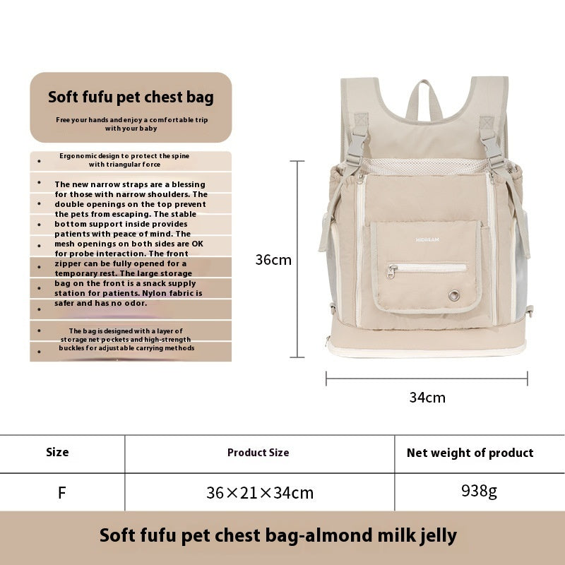 Pet Chest Bag Portable Outdoor Lightweight