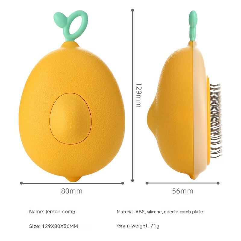 2-in-1 아보카도 고양이 &amp; 개 그루밍 브러시