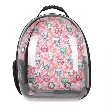 Large Space Pet Backpack Cat Dog Travel Carrier Bag
